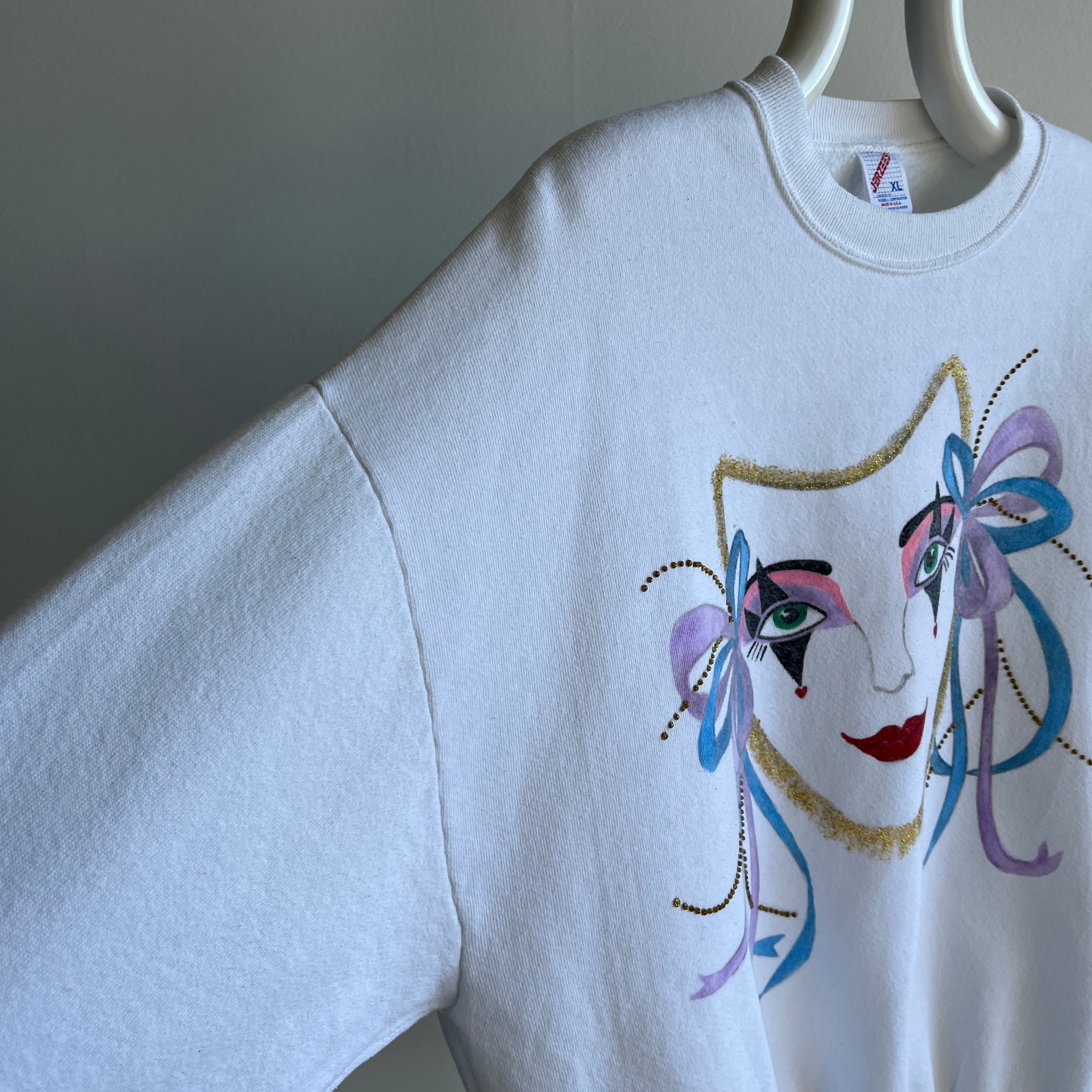 1980s DIY Masquerade Sweatshirt - WOW