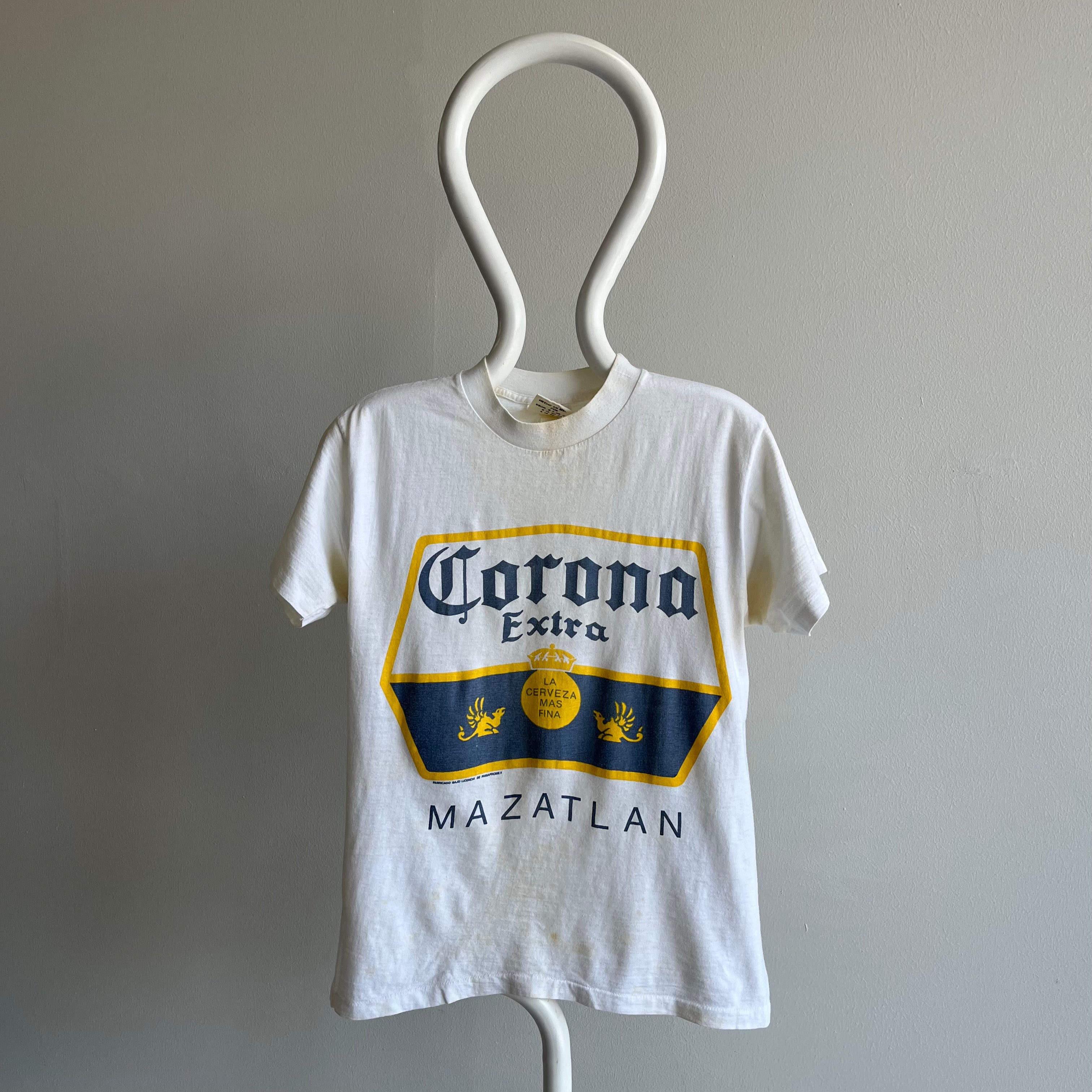 1990s BEYOND STAINED Corona - Made in Mexico T-Shirt