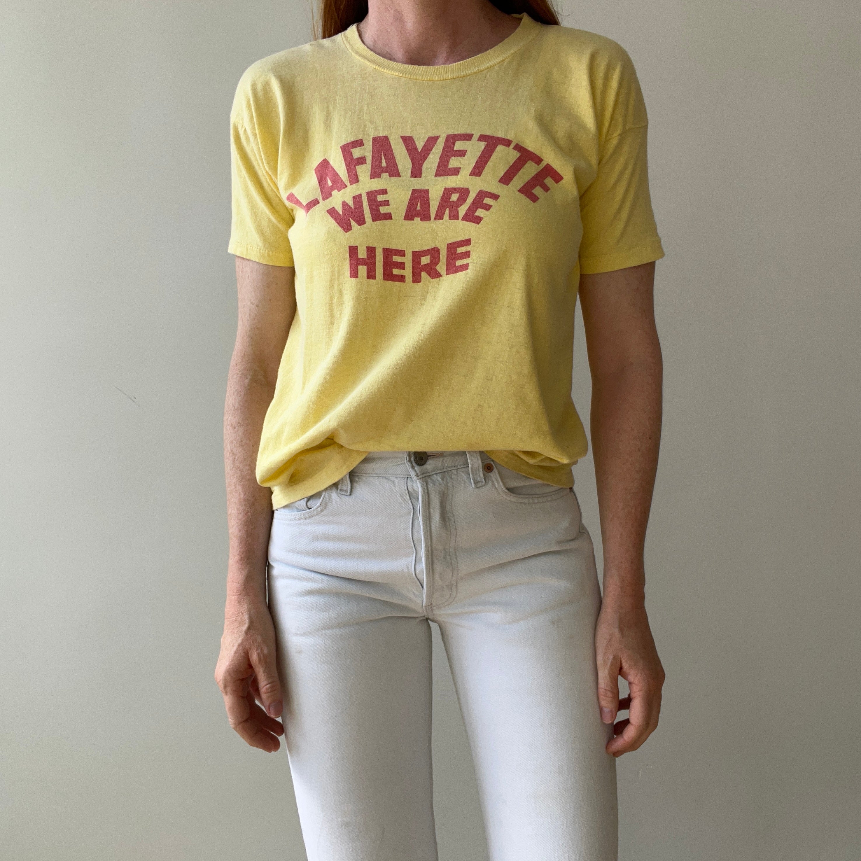 1970s Lafayette We Are Here T-Shirt
