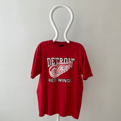 1980s Detroit Red Wings Hockey T Shirt