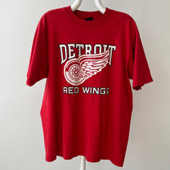 1980s Detroit Red Wings Hockey T Shirt
