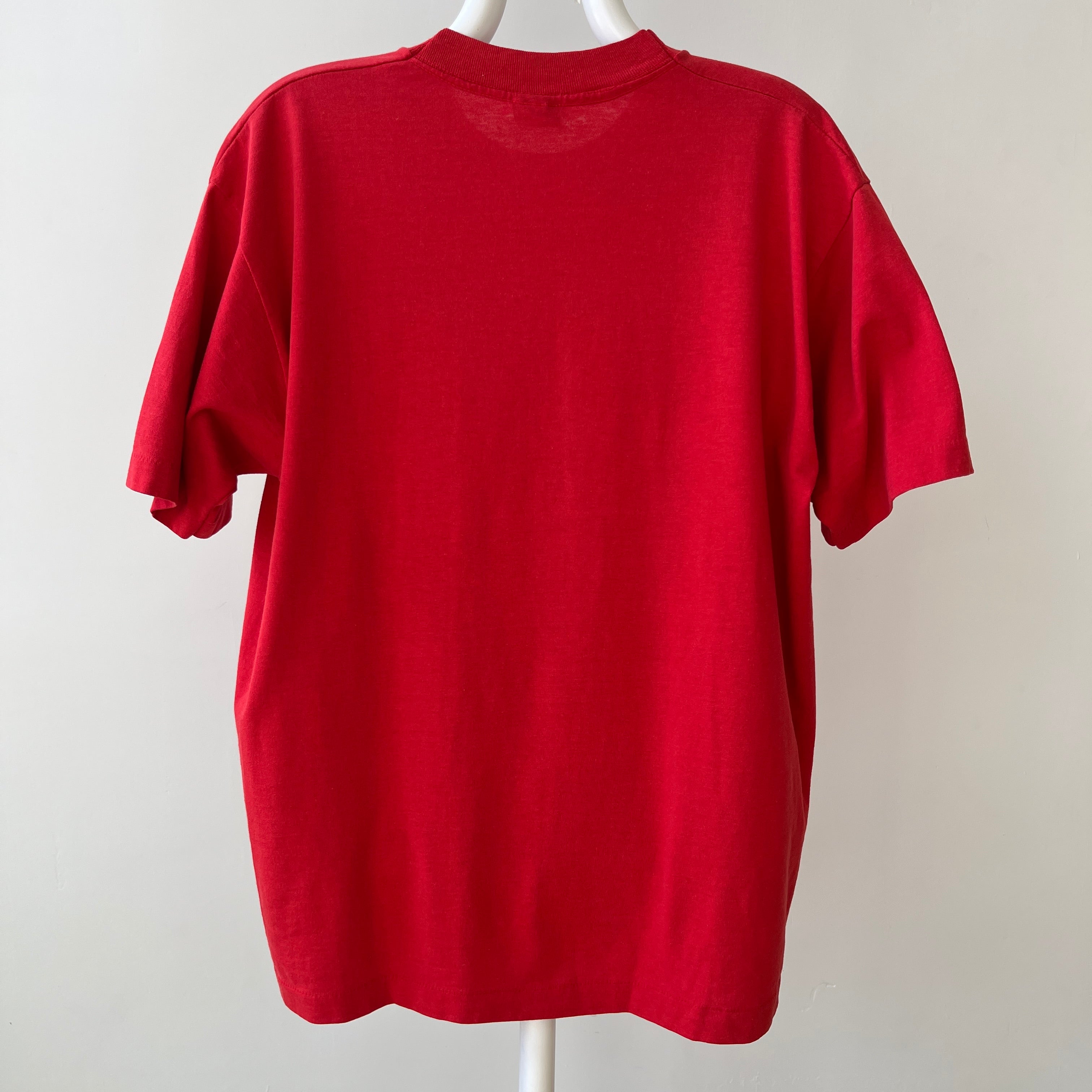 1980s Detroit Red Wings Hockey T Shirt