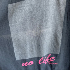 1980s No Life, No Pressure Cut Sleeve Tank Top