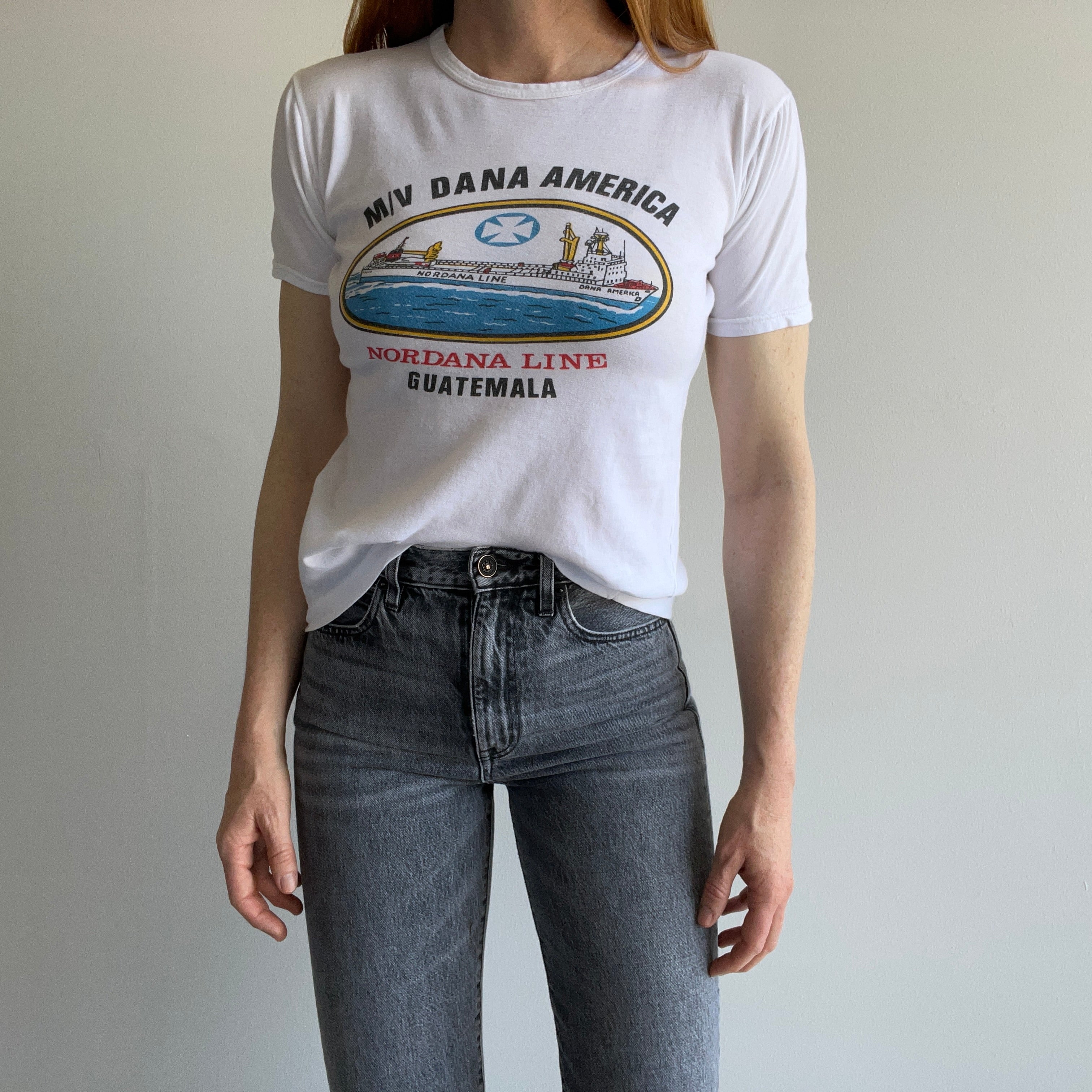 1980s M/V Dana America Nordana Line Guatemala Baby T-Shirt