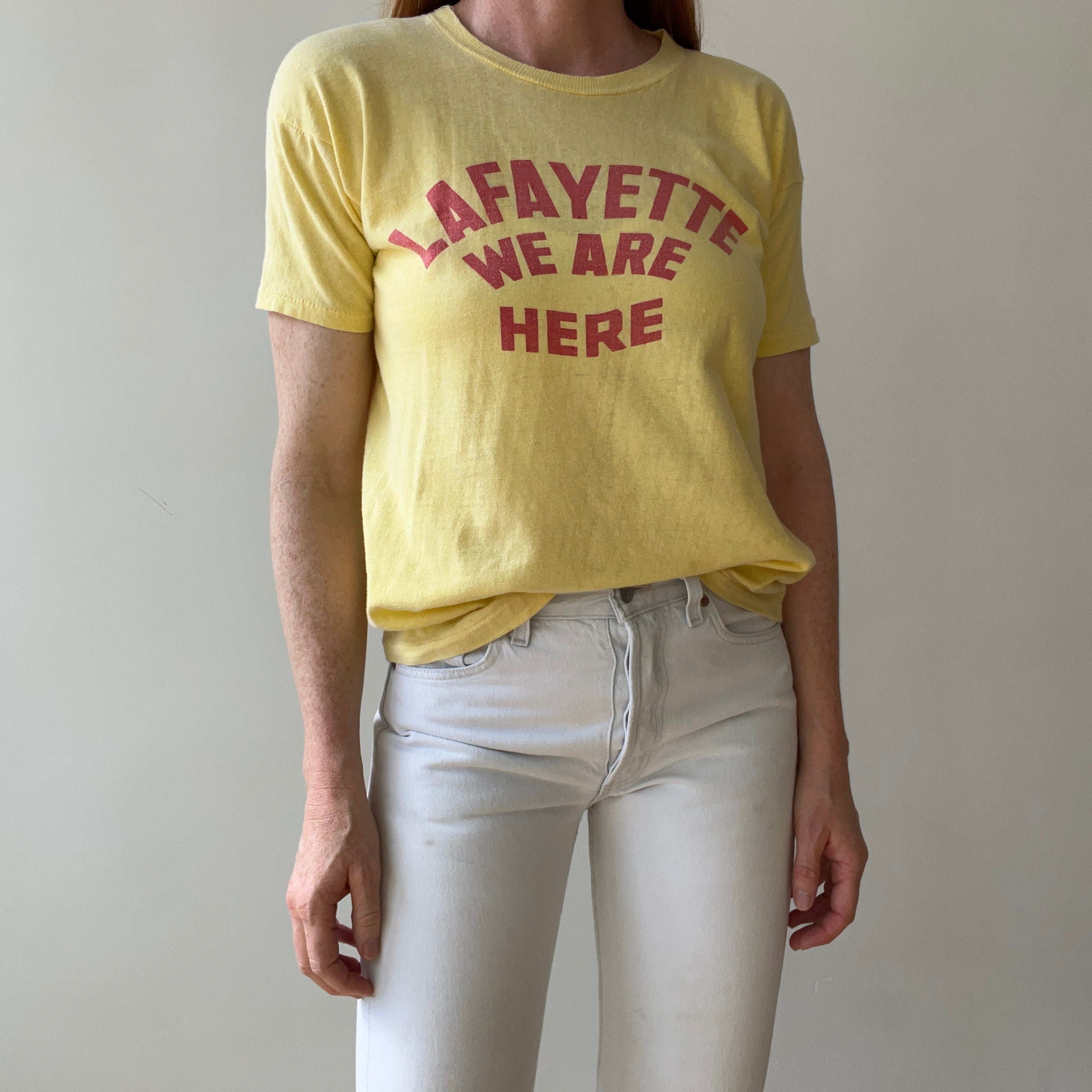 1970s Lafayette We Are Here T-Shirt