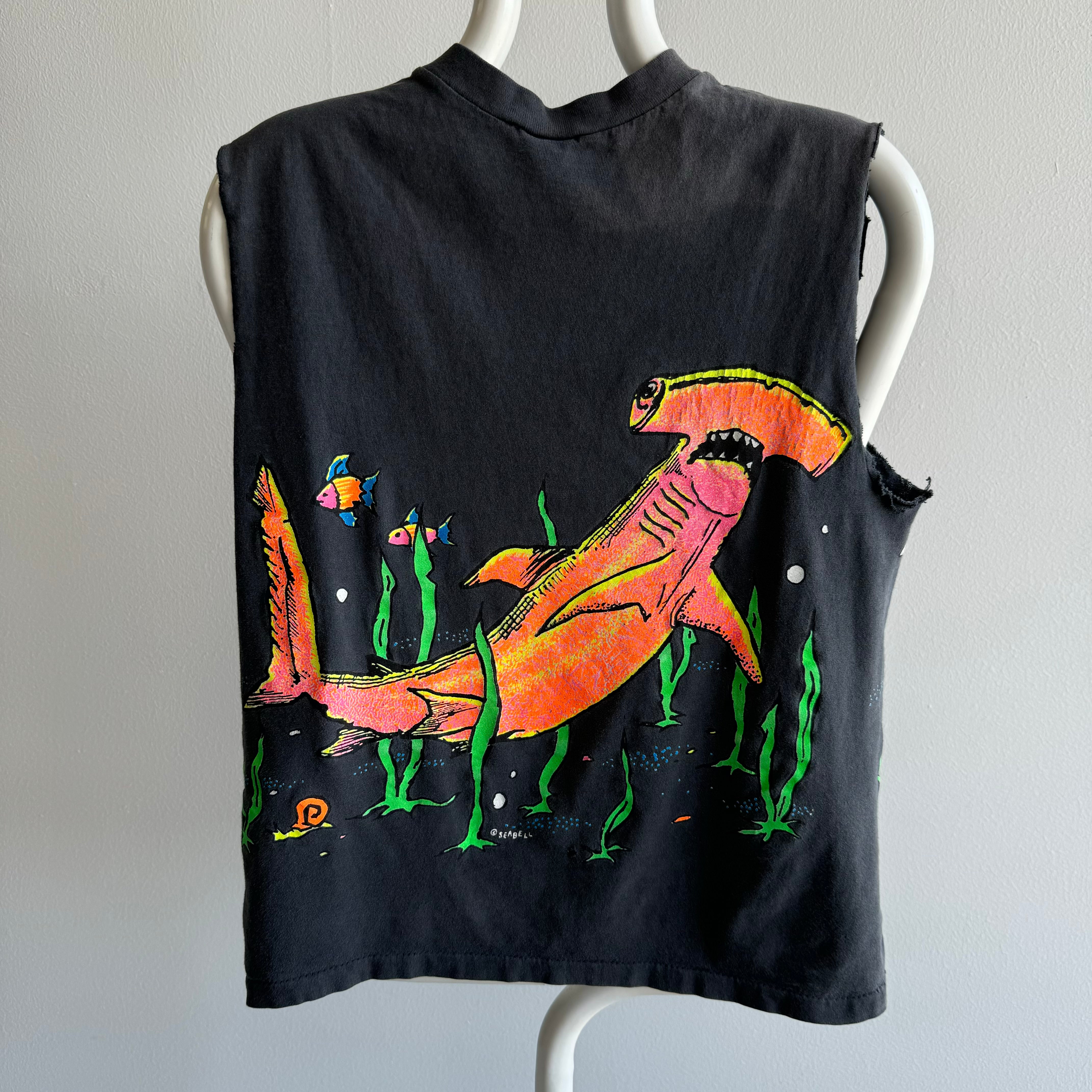 1980s Hammerhead Wrap Around DIY Tank Top - !!!!