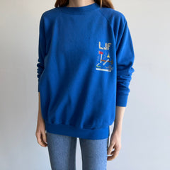 1980s DIY Needlepoint LFJ and Some Tools Sweatshirt