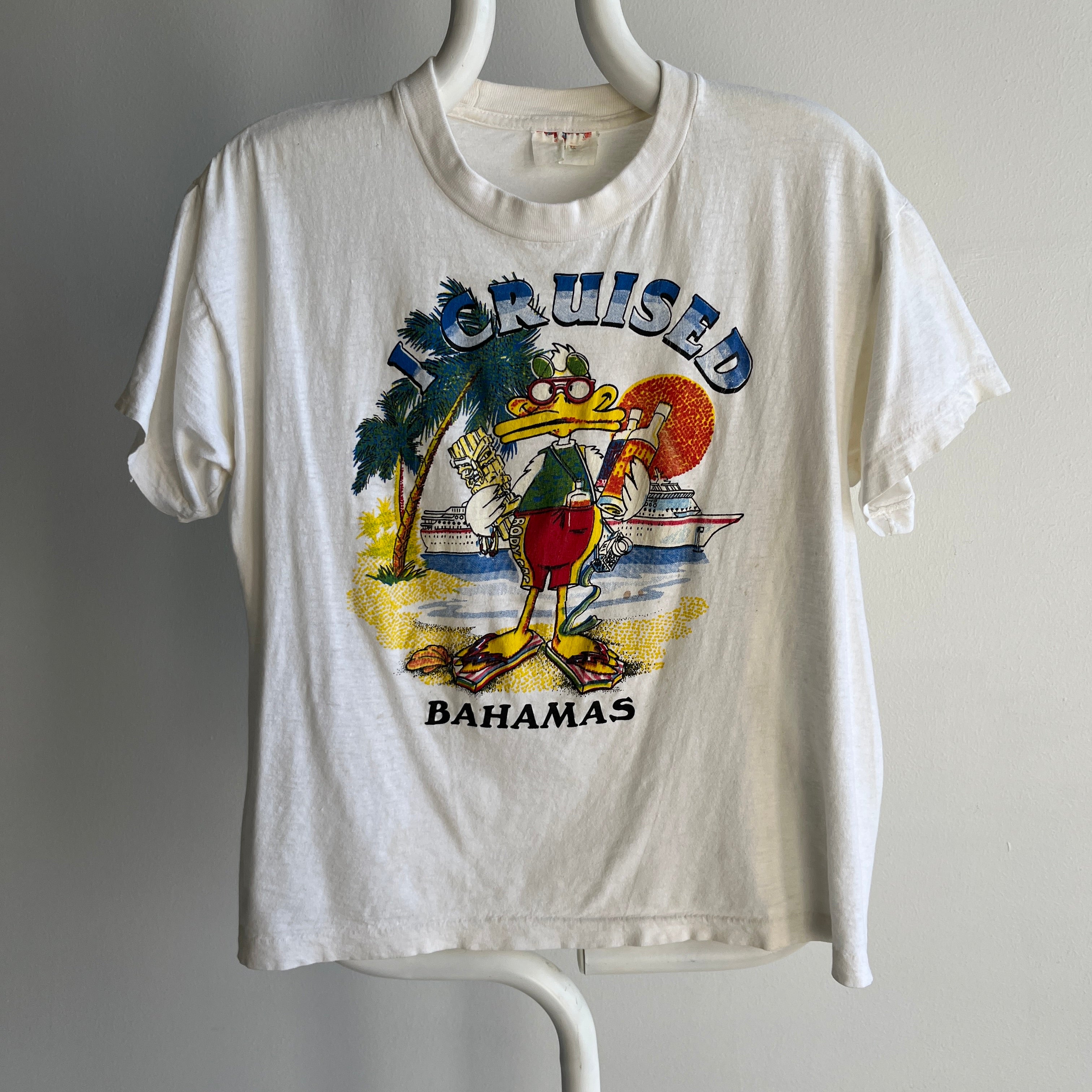 1980s Super Rad Bahamas Tourist T-Shirt !!!!