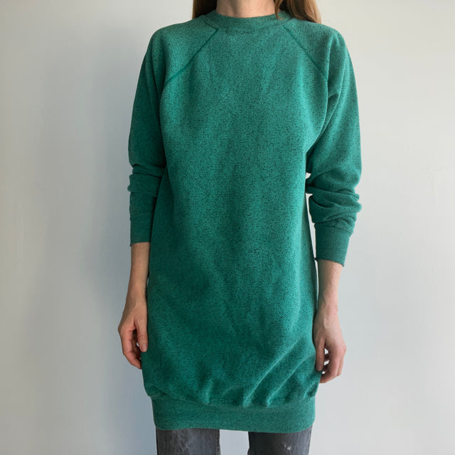 1980s  Mint N Chip Sweatshirt Dress by Pannill - OMG!