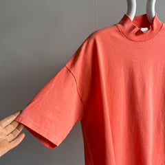 1980s !!!! Orange Cotton T-Shirt Dress by Signal - THIS