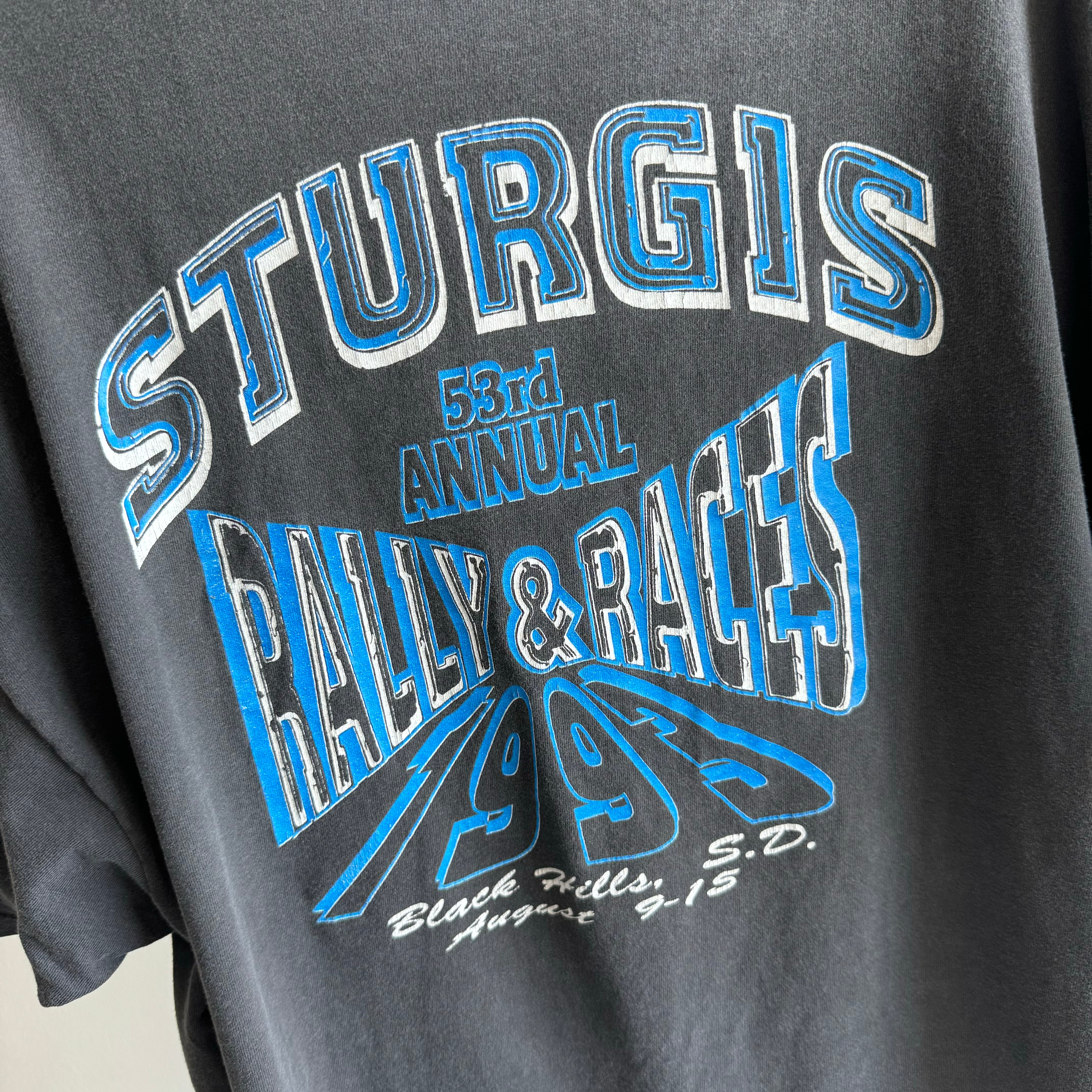 1993 Sturgis Front and Back T-Shirt - Collectible