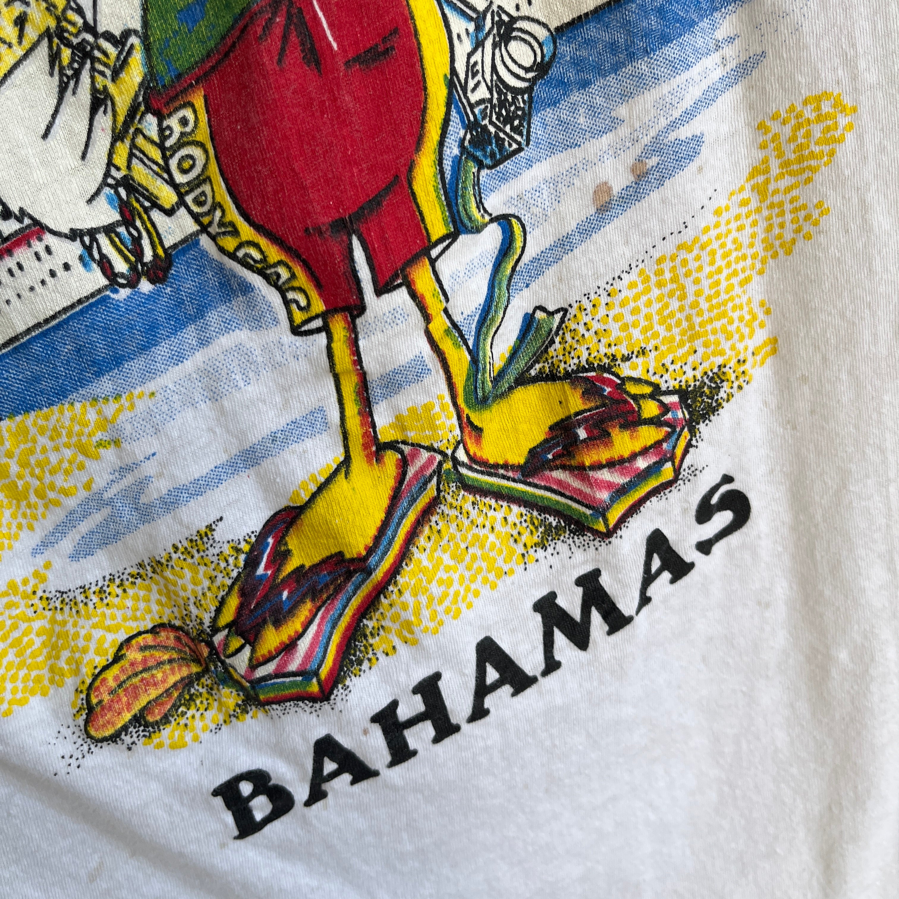 1980s Super Rad Bahamas Tourist T-Shirt !!!!