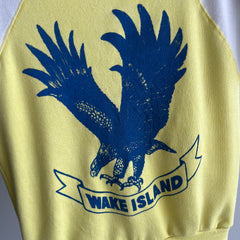 1980s Wake Island Two Tone Lightweight Warm Up