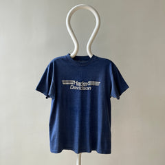 1982 Paper Thin Harley T Shirt Green Bay Wisconsin - GOLD