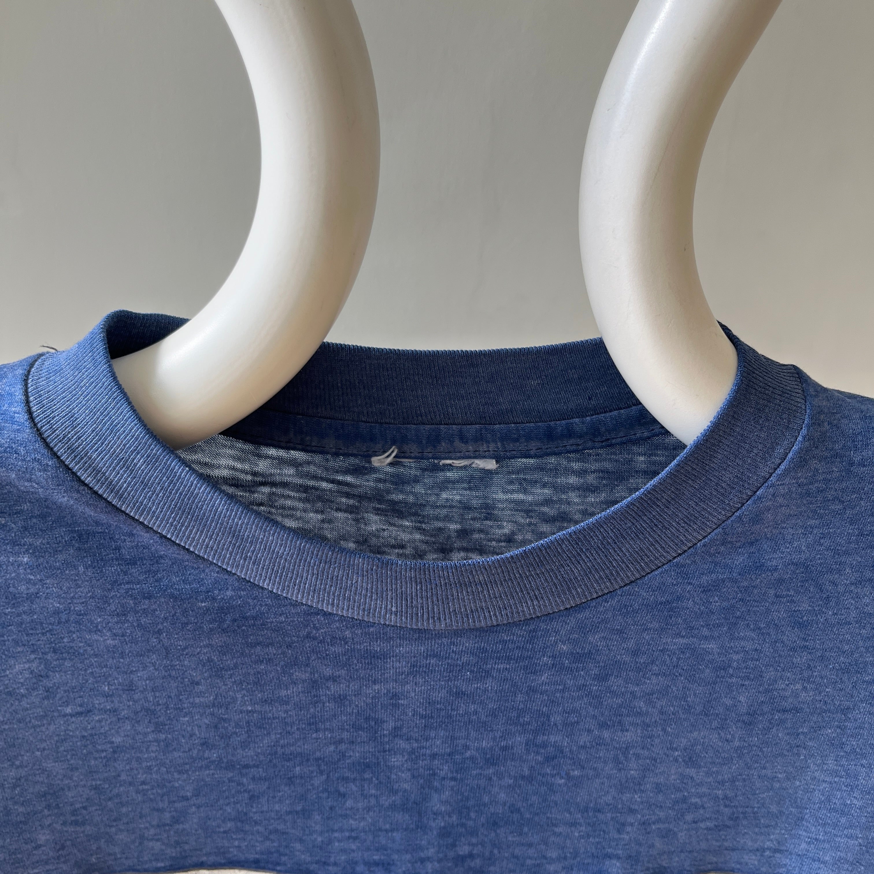 1982 Paper Thin Harley T Shirt Green Bay Wisconsin - GOLD