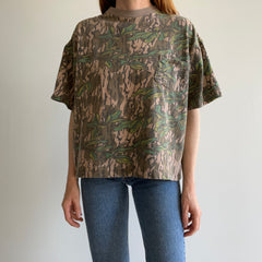 1990s Super Boxy Moss Oak Hunting Camo Pocket T-Shirt (Personal Collection)