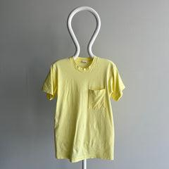 1980s Lemon Meringue FOTL Selvedge Pocket T-Shirt