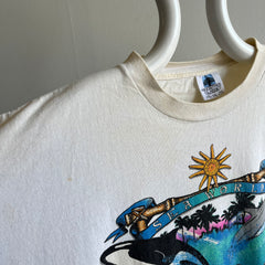 1990s San Antonio Sea World Aged and Stained T-Shirt
