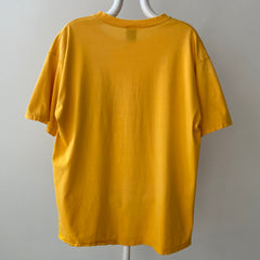 T-shirt teinté de peinture noire vierge des années 00