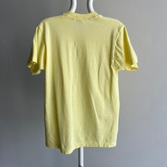 1980s Lemon Meringue FOTL Selvedge Pocket T-Shirt