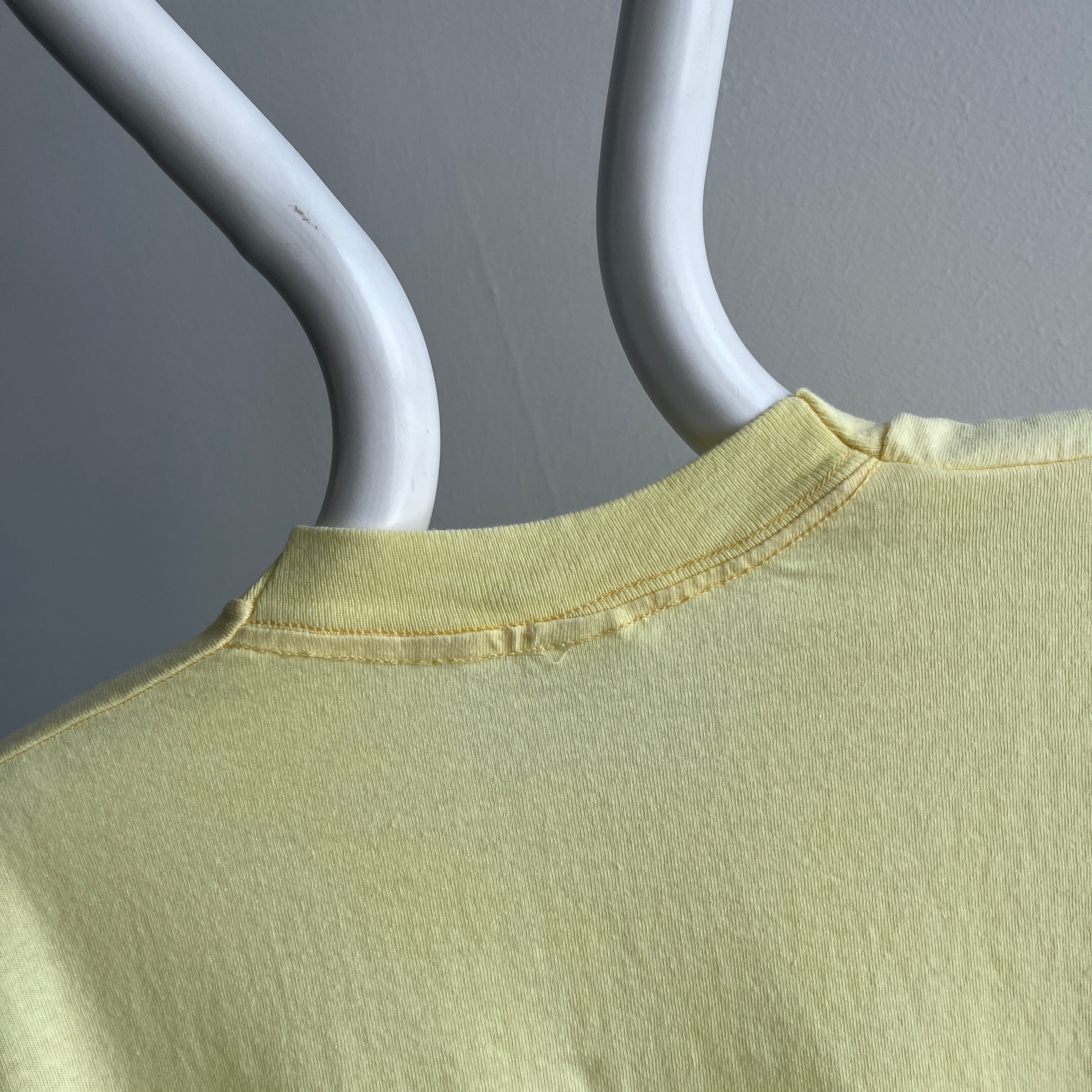 1980s Lemon Meringue FOTL Selvedge Pocket T-Shirt