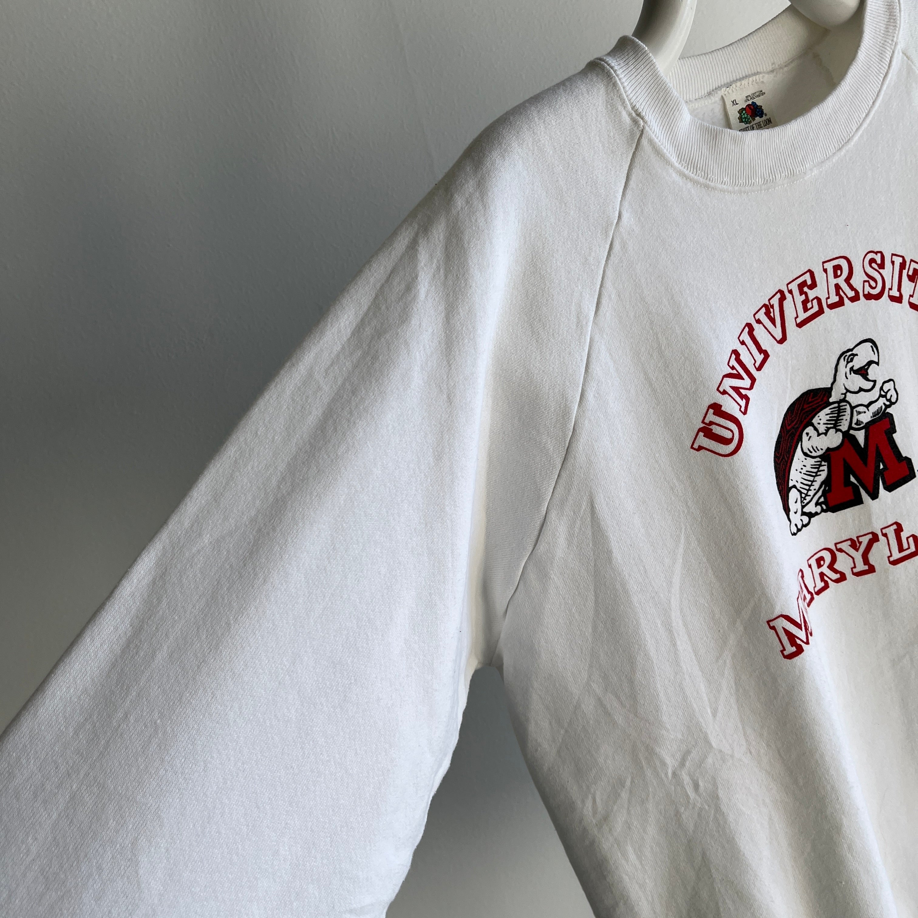 1980s University of Maryland Sweatshirt - Barely Worn