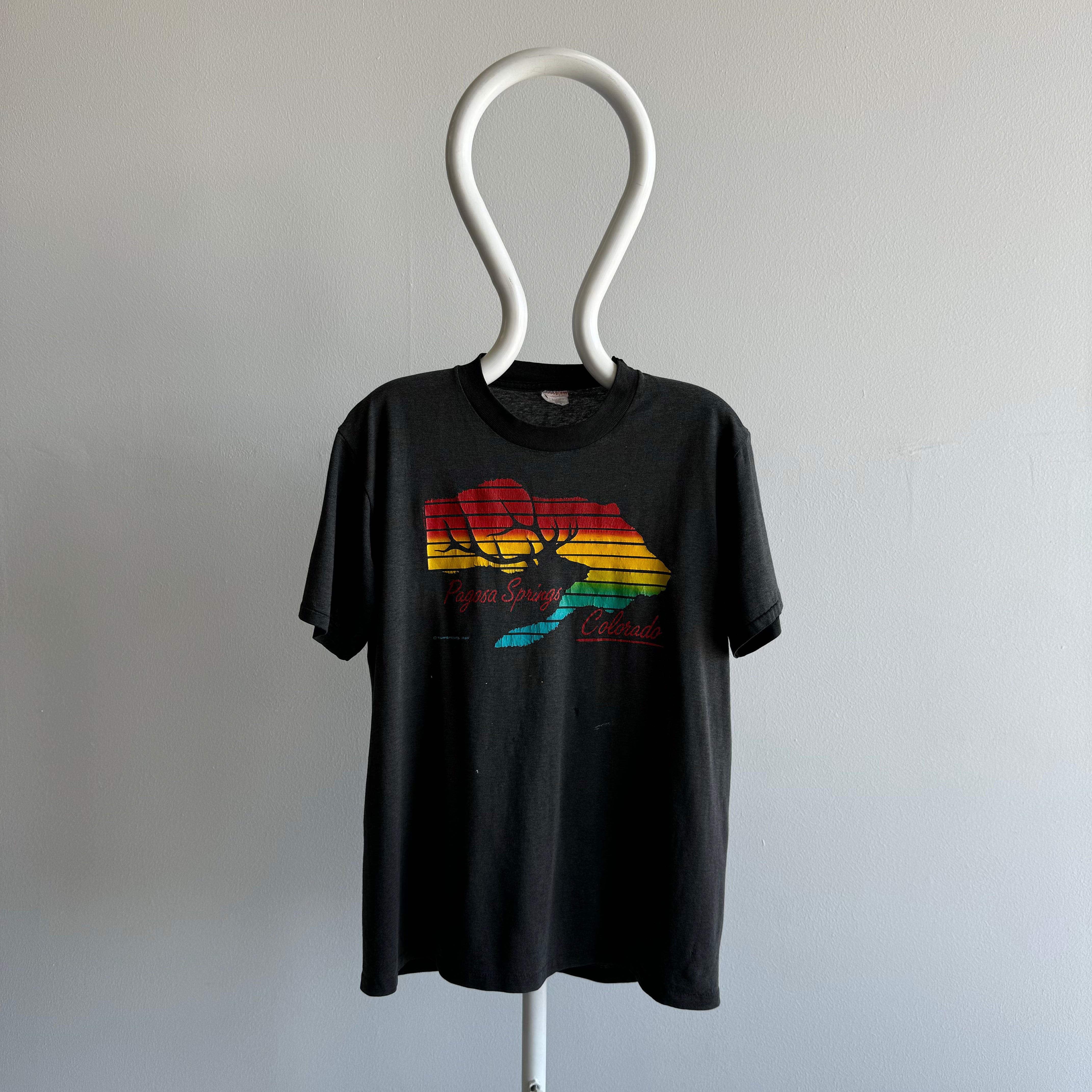 1985 Pagosa Springs Colorado Thinned Out Rad T-Shirt