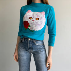 1980s Cat DIY Sweatshirt Size XS - Ummmmm