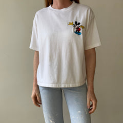 1980s Mickey Mouse Embroidered T-Shirt