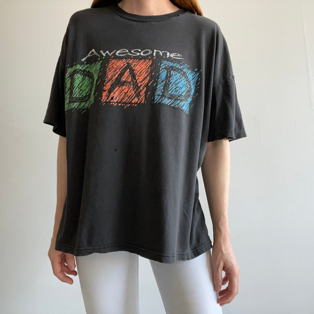 1990s DESTROYED "Awesome Dad" T-Shirt