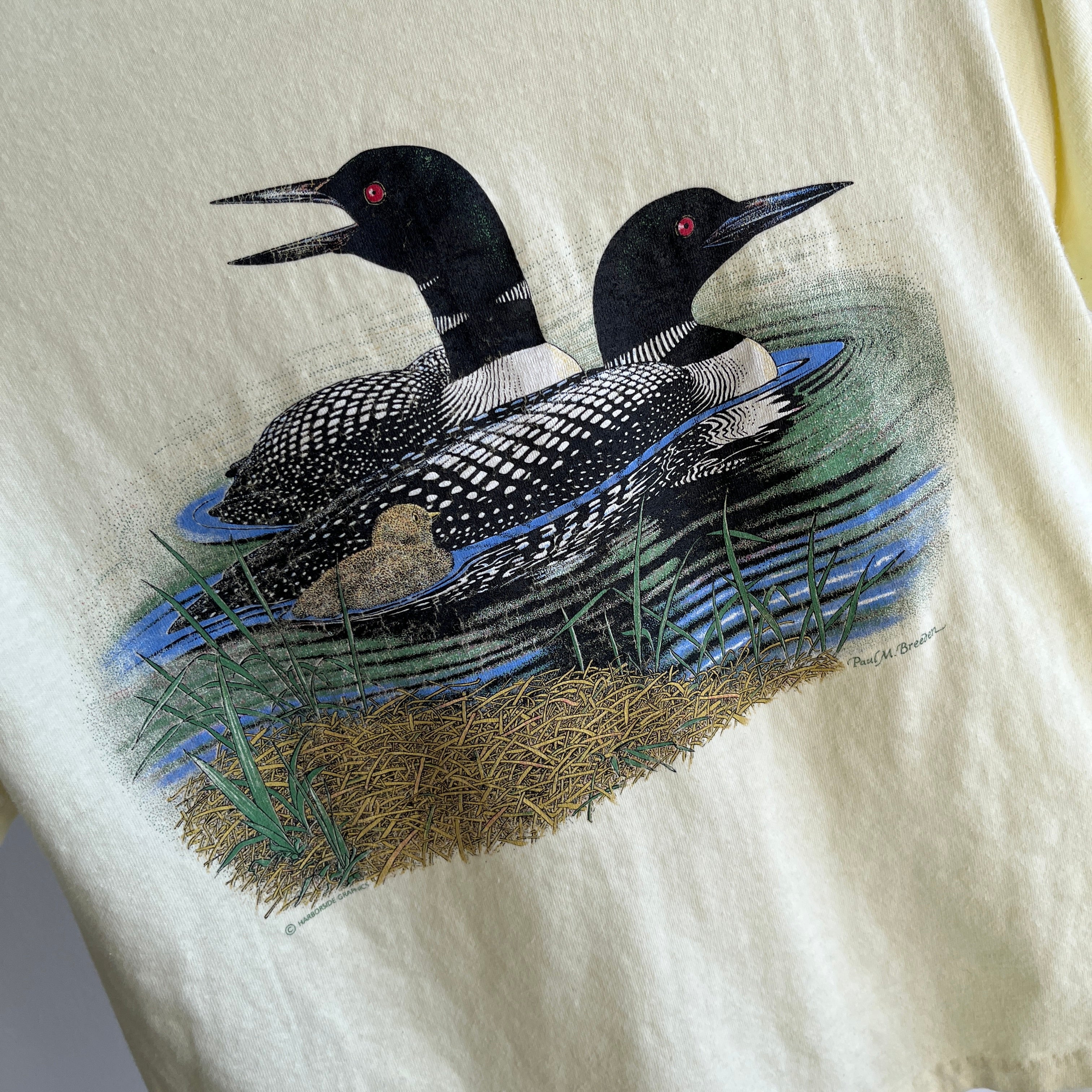 1980s Duck T-shirt with a Nice Cut/Crop