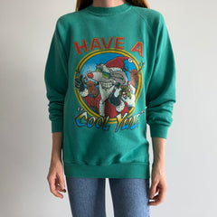 1980s Have a Cool Yule Holiday Sweater