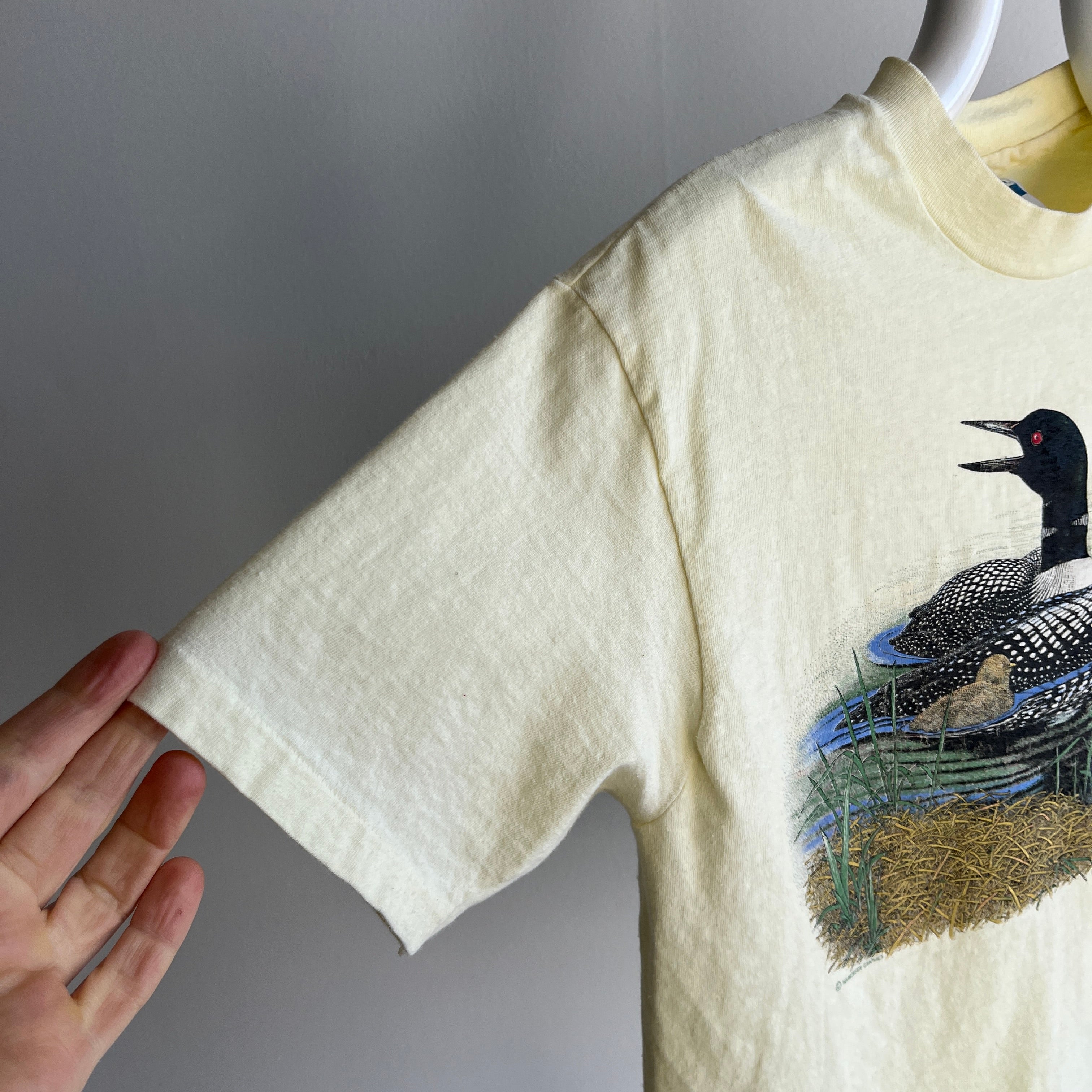 1980s Duck T-shirt with a Nice Cut/Crop