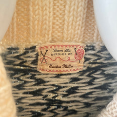 1950s Hand Knit Turtle Neck Sweater - !!!