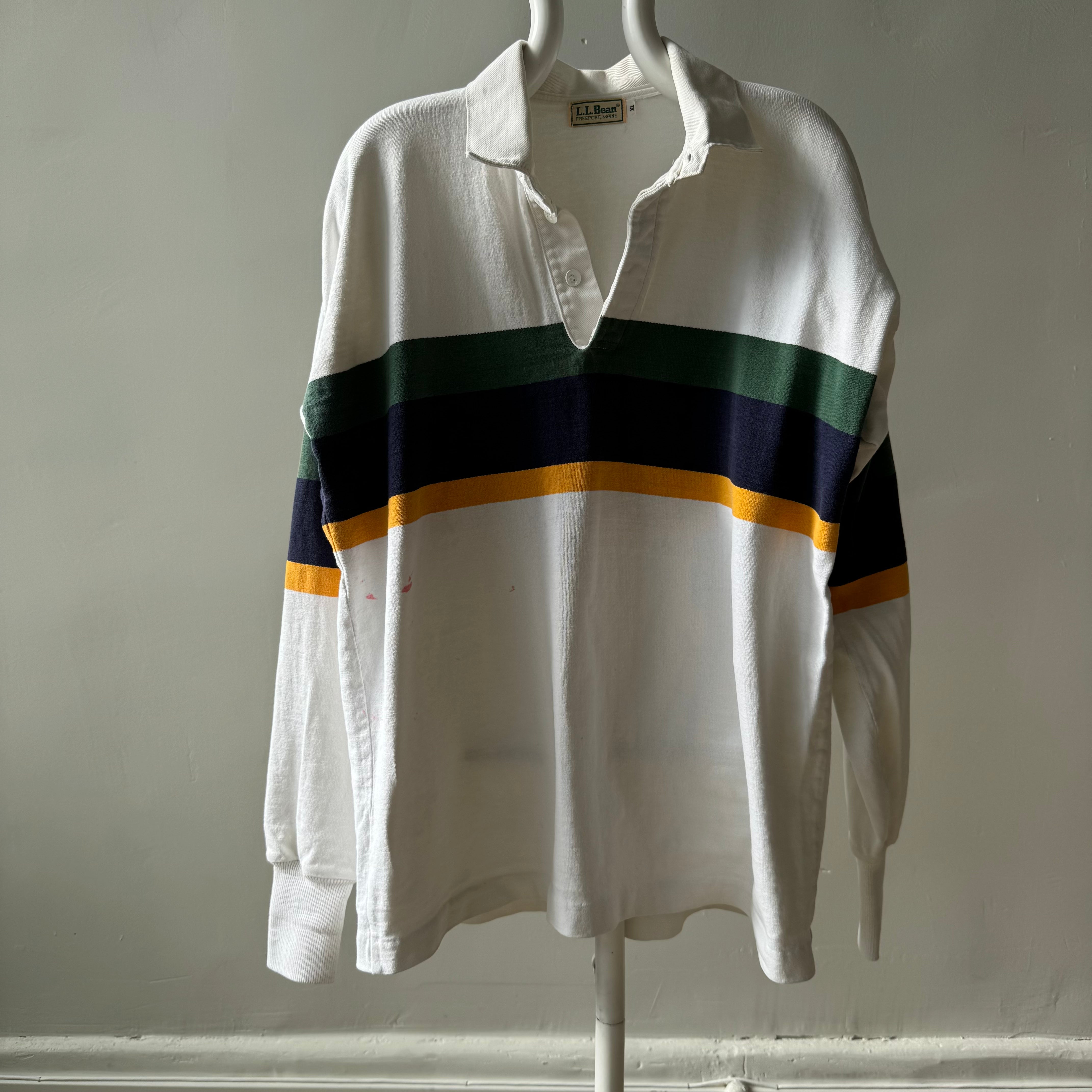 1980s L.L. Bean Heavyweight Cotton Rugby - WOAH