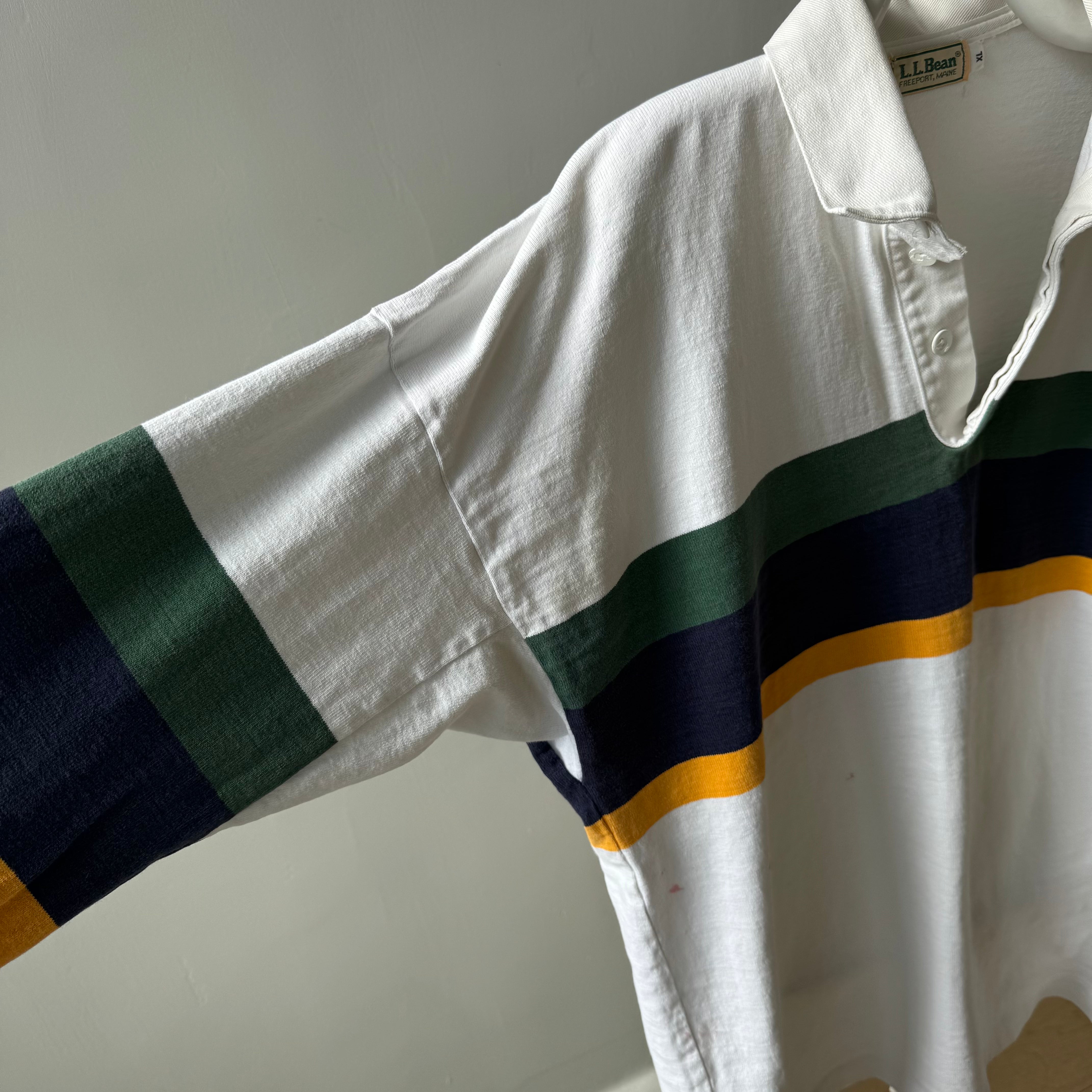 1980s L.L. Bean Heavyweight Cotton Rugby - WOAH