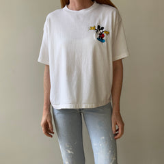 1980s Mickey Mouse Embroidered T-Shirt