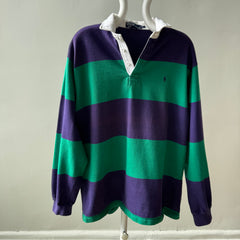 1980s Classically Awesome Ralph Lauren Medium Weight - Green and Purple