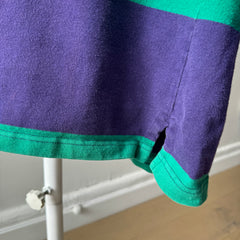 1980s Classically Awesome Ralph Lauren Medium Weight - Green and Purple