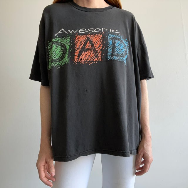 1990s DESTROYED "Awesome Dad" T-Shirt