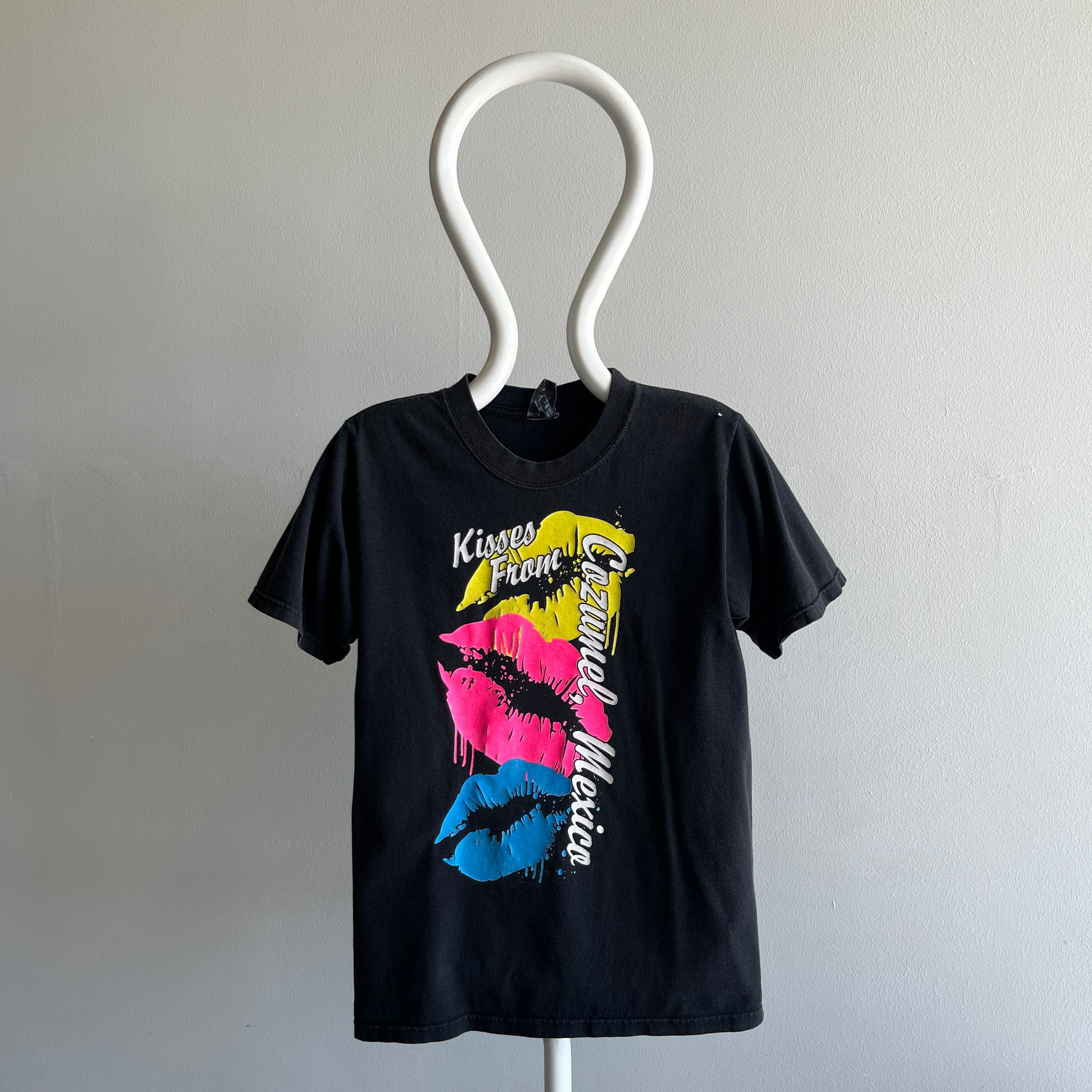 1990/2000s Kisses from Cozumel, Mexico T-Shirt