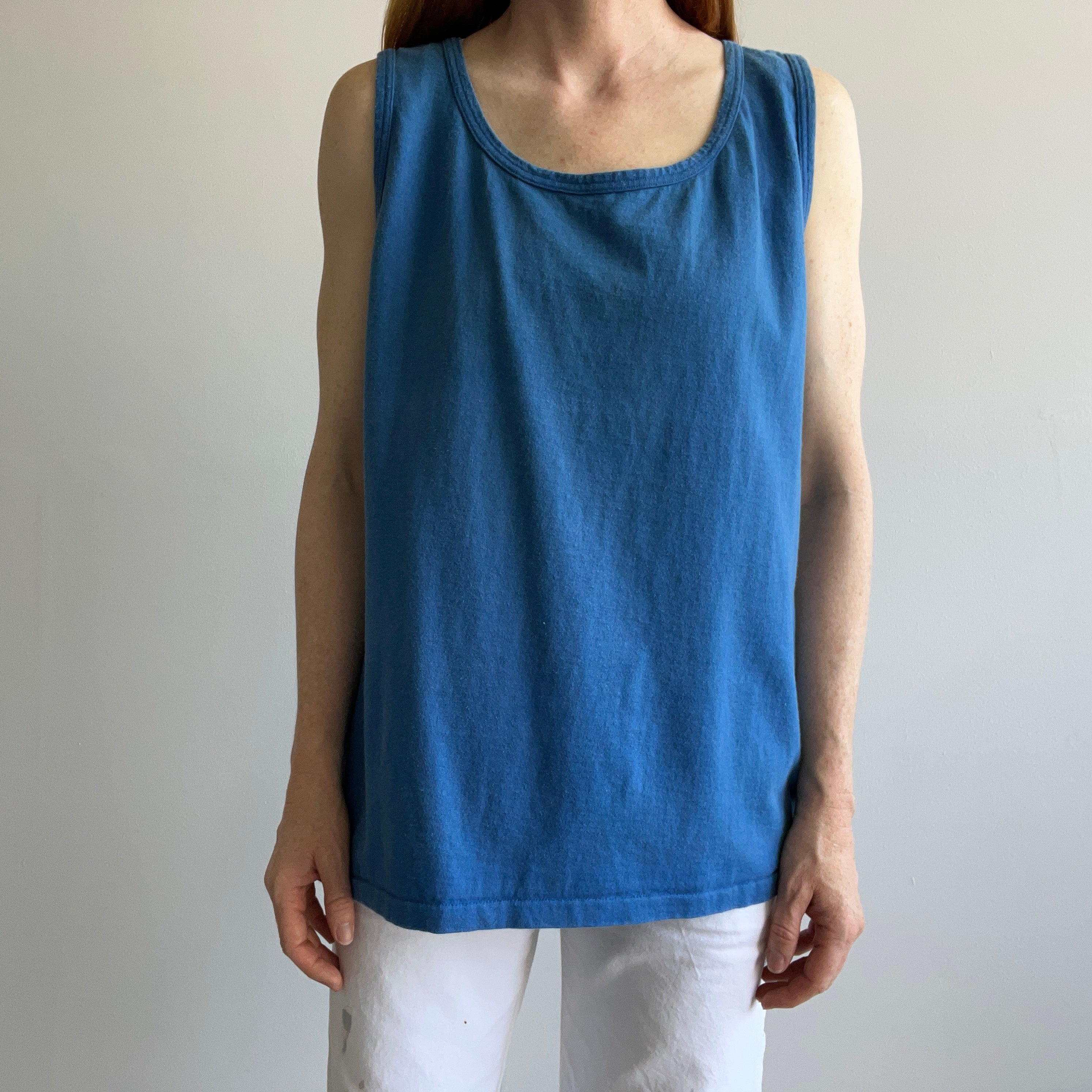 1980/90s Cotton Blue Tank Top by Starter