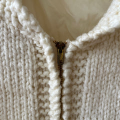 1970s Cowichan Zip Up Sweater
