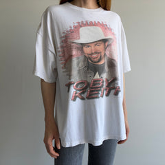 2003 Toby Keith Front and Back Thinned Out and Beat Up T-Shirt