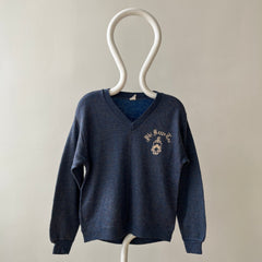 1960s Phi Kappa Tau Sorority V Neck Sweater