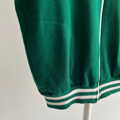 1970s Excellent Condition Hunter Green Tracksuit Zip Up - !!!!