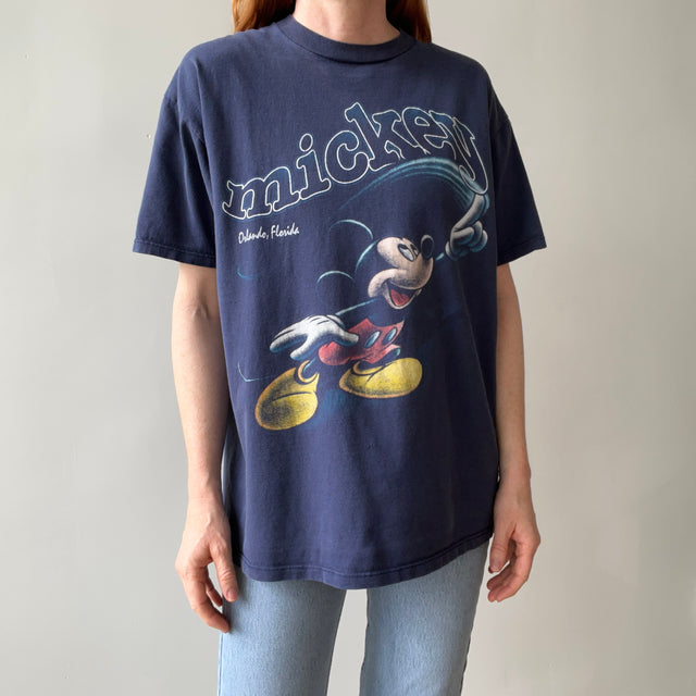 1990s Fantasia Style Mickey - Perfectly Sun Faded T-Shirt