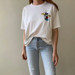 1980s Mickey Mouse Embroidered T-Shirt