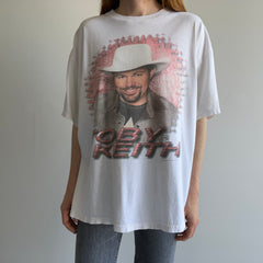 2003 Toby Keith Front and Back Thinned Out and Beat Up T-Shirt