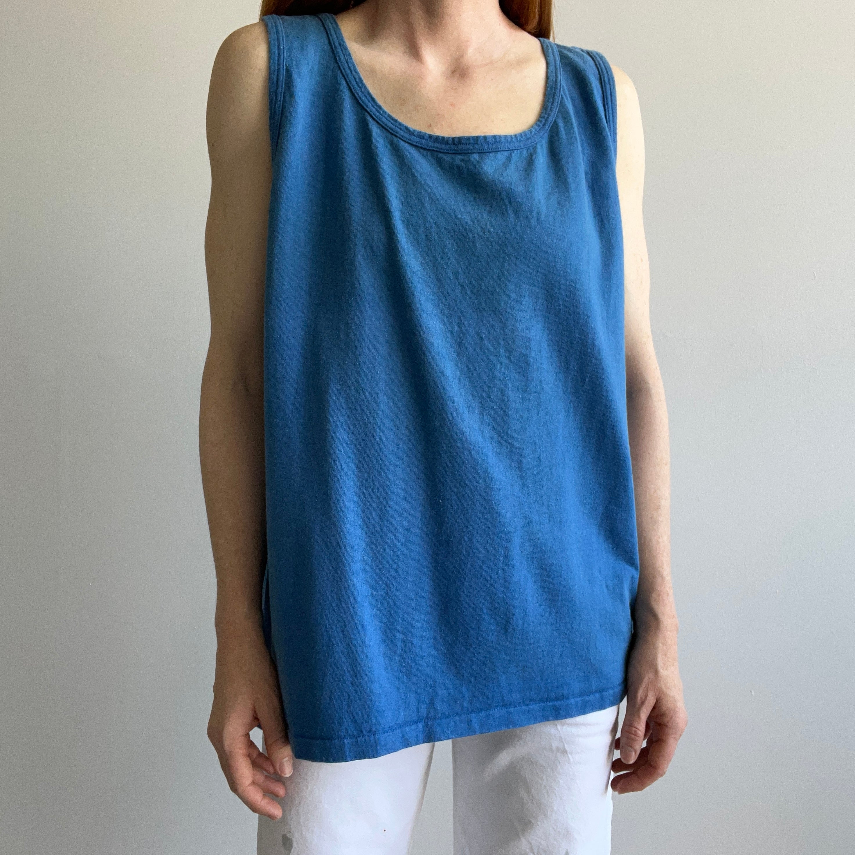 1980/90s Cotton Blue Tank Top by Starter